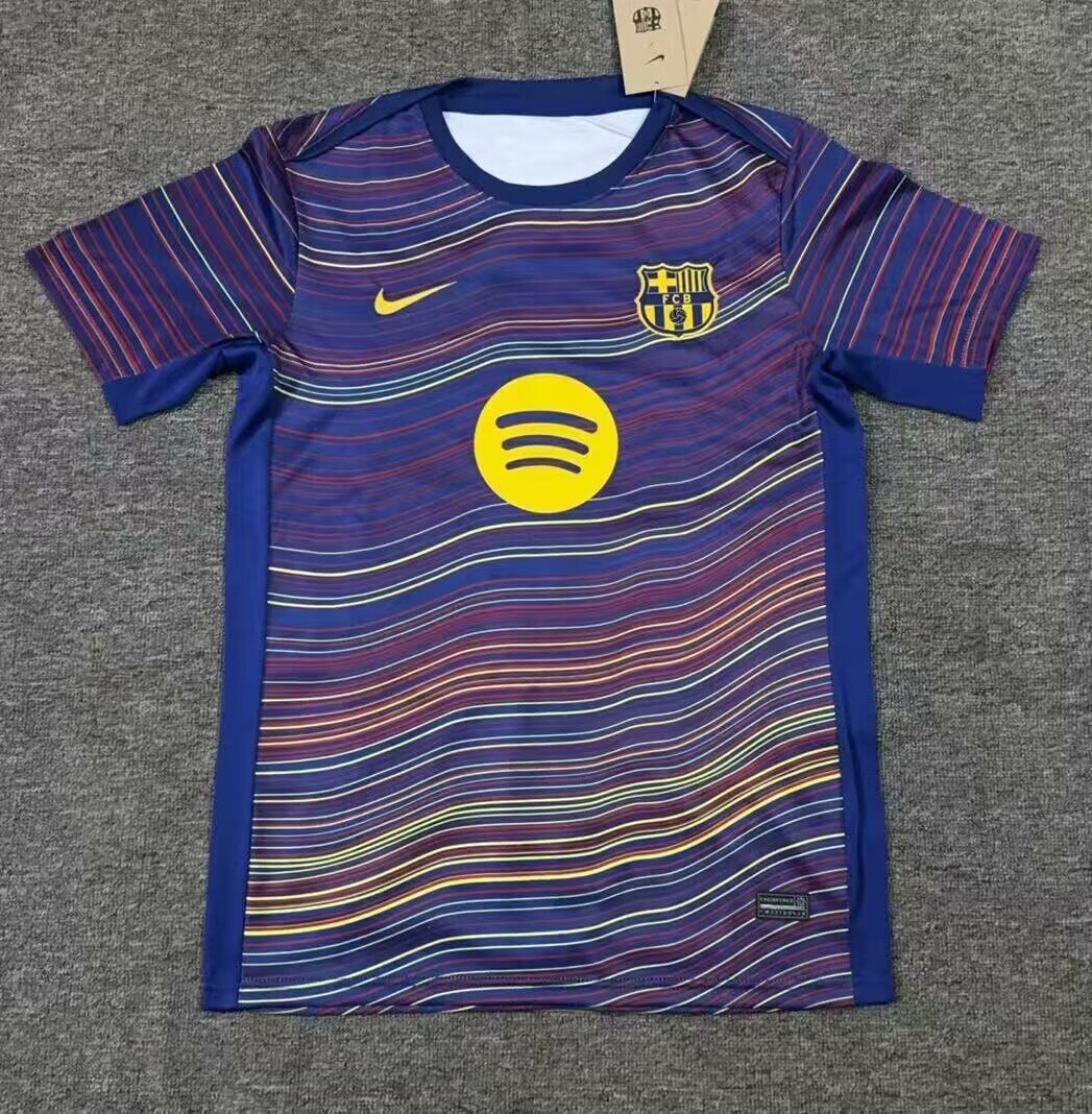 AAA Quality Barcelona 25/26 Dark Blue/Yellow Training Jersey